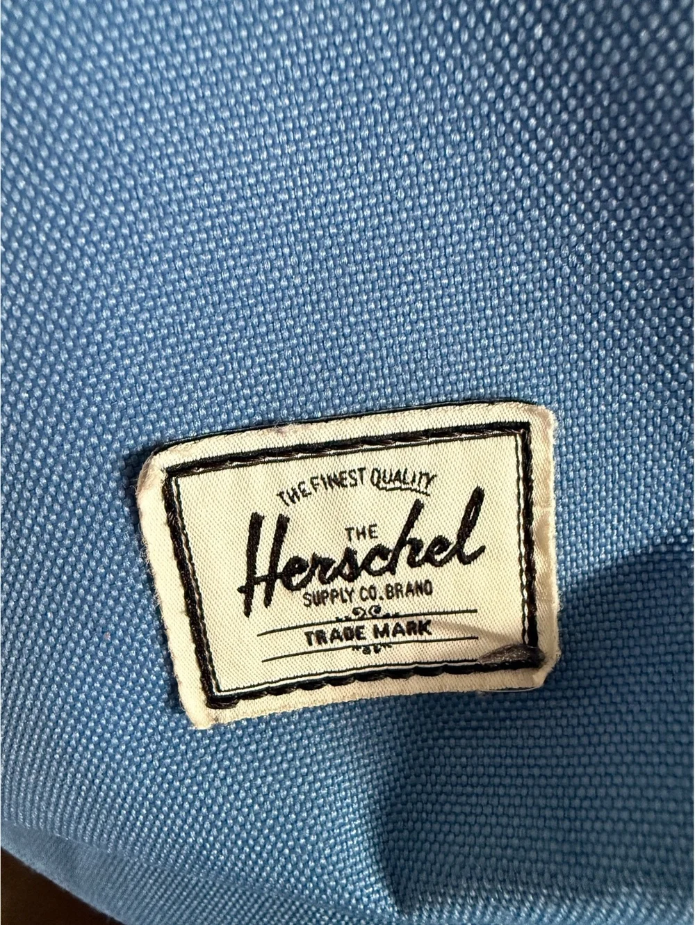 Herschel Supply Co. Light Blue Classic Backpack Red Stripe Lining